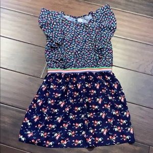 Gap Size XL 12 Floral Mixed Dress SO CUTE!